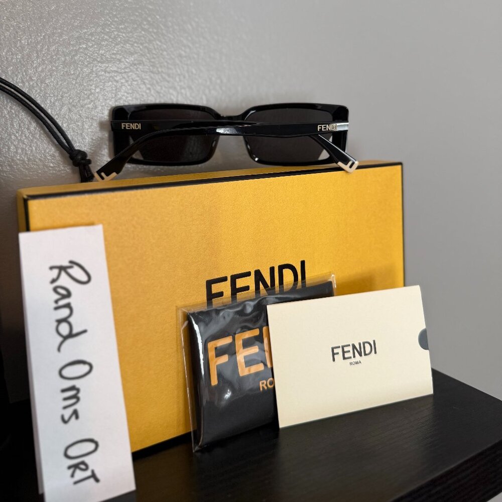 Fendi Way 53MM Rectangular Sunglasses | Brand New With Tags